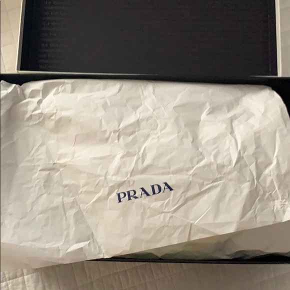 NIB auth Prada yellow and black slides sandals - Picture 3 of 5